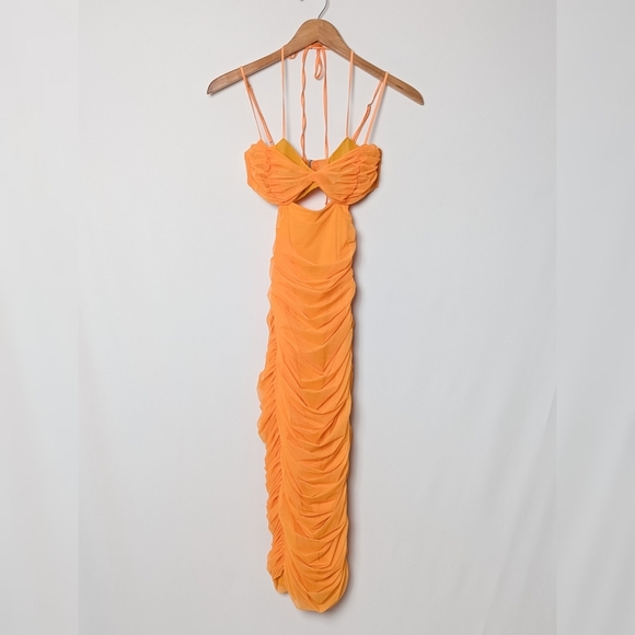 HOUSE OF CB Tibi Dress Orange XS - Picture 11 of 14